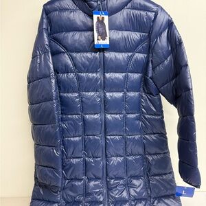 Women's Blue Puffer Jacket